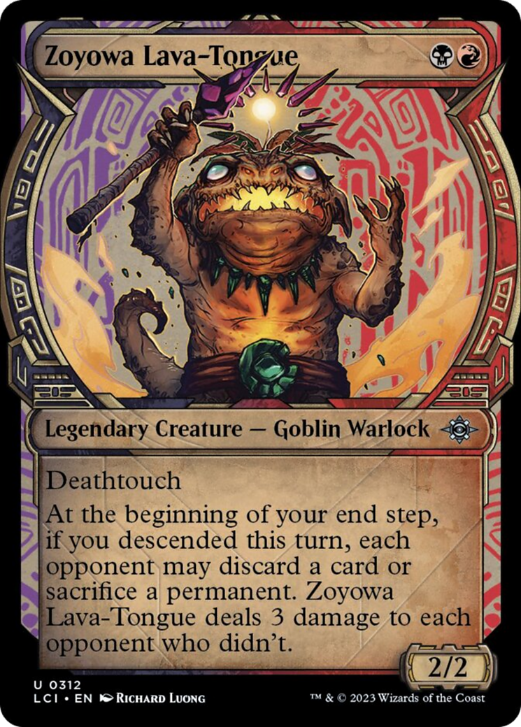 Zoyowa Lava-Tongue (Showcase) [The Lost Caverns of Ixalan] | The CG Realm