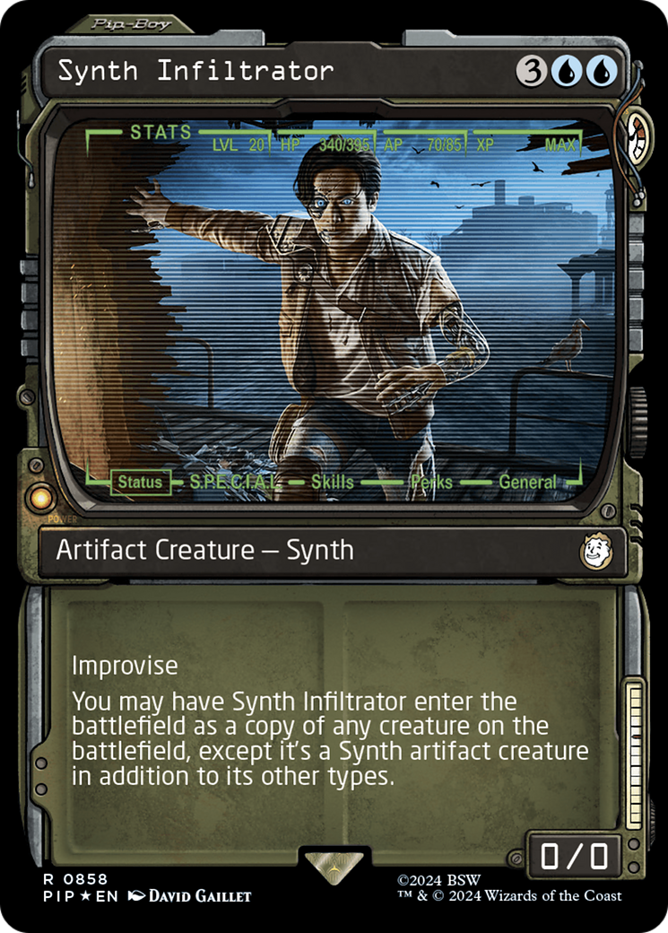 Synth Infiltrator (Showcase) (Surge Foil) [Fallout] | The CG Realm