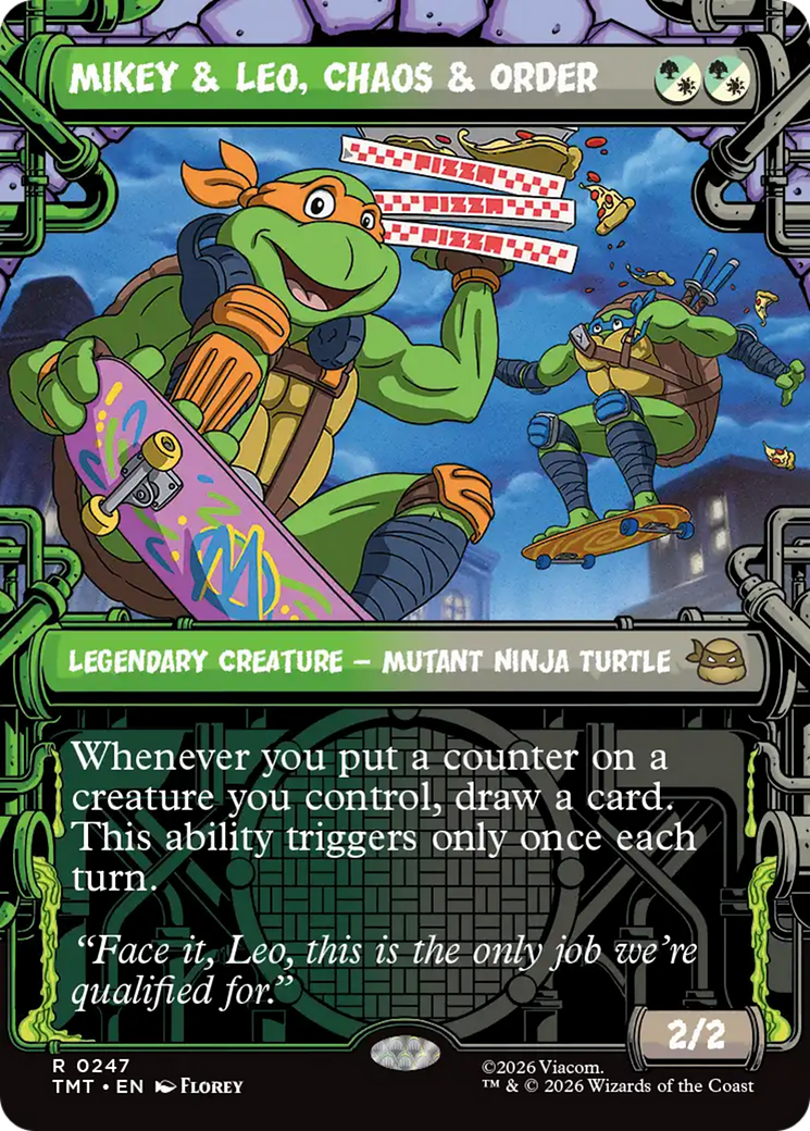 Mikey & Leo, Chaos & Order (Showcase) [Teenage Mutant Ninja Turtles] | The CG Realm