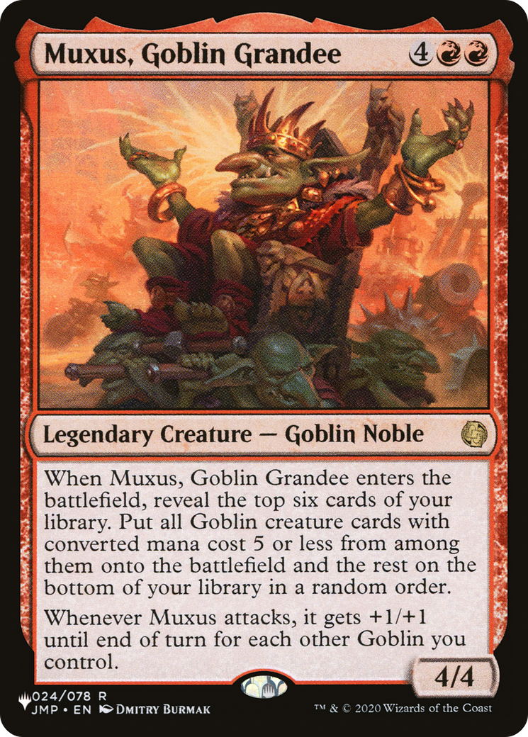 Muxus, Goblin Grandee [The List] | The CG Realm