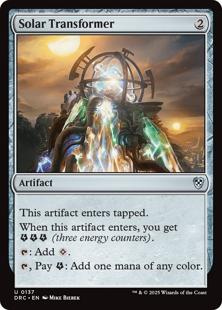 Solar Transformer [Aetherdrift Commander] | The CG Realm
