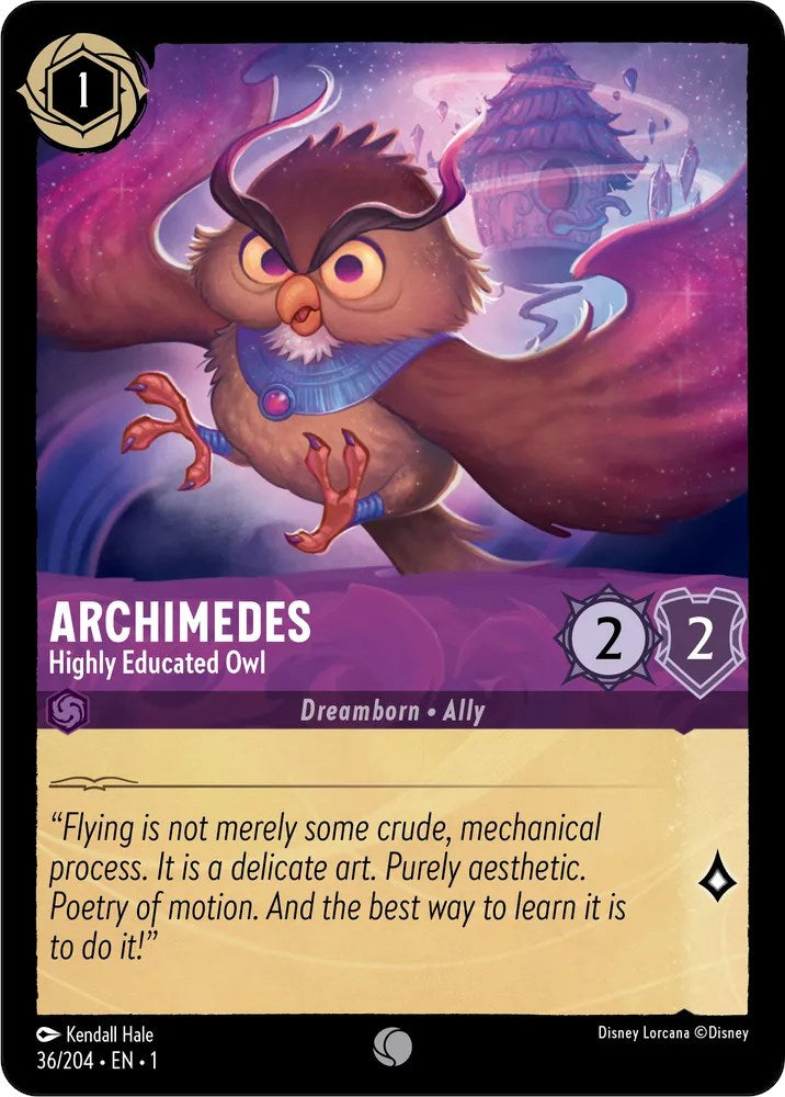 Archimedes - Highly Educated Owl (36/204) [The First Chapter] | The CG Realm