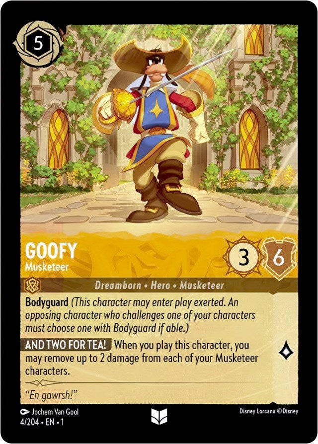 Goofy - Musketeer (4/204) [The First Chapter] | The CG Realm