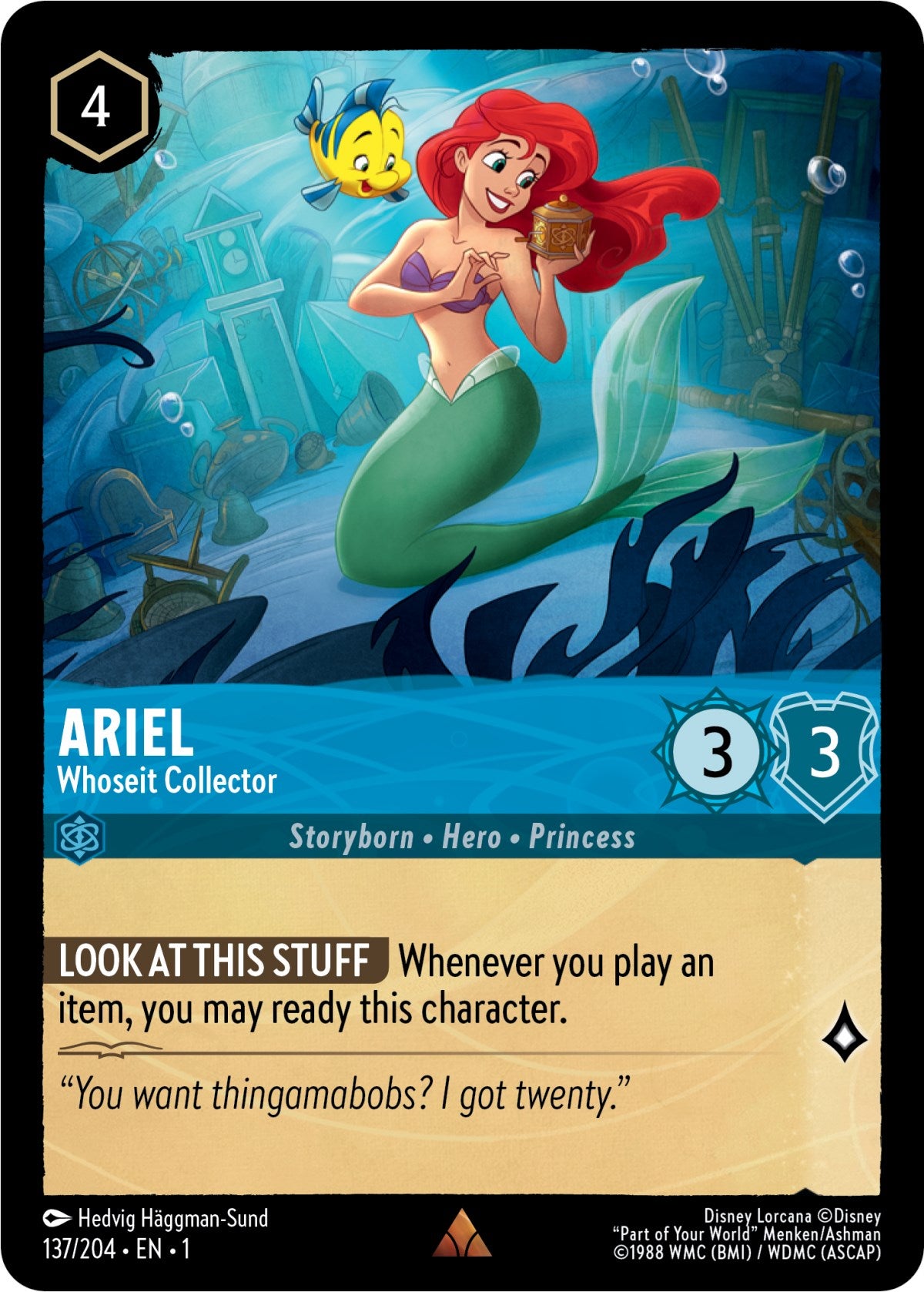 Ariel - Whoseit Collector (137/204) [The First Chapter] | The CG Realm