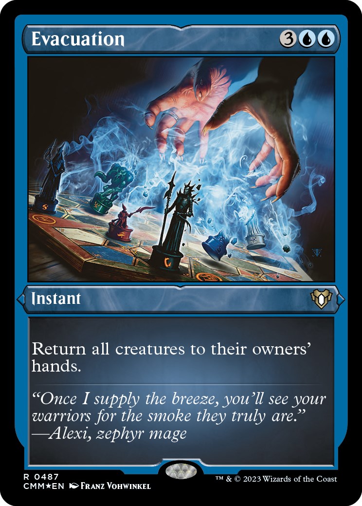 Evacuation (Foil Etched) [Commander Masters] | The CG Realm
