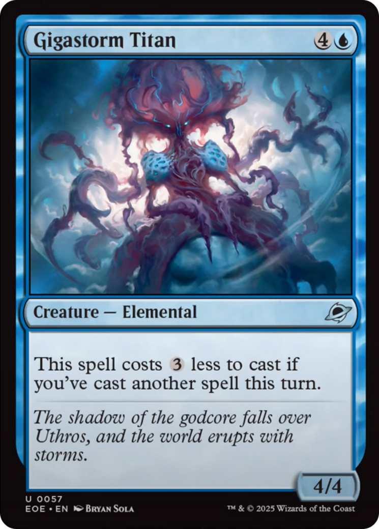Gigastorm Titan [Edge of Eternities] | The CG Realm
