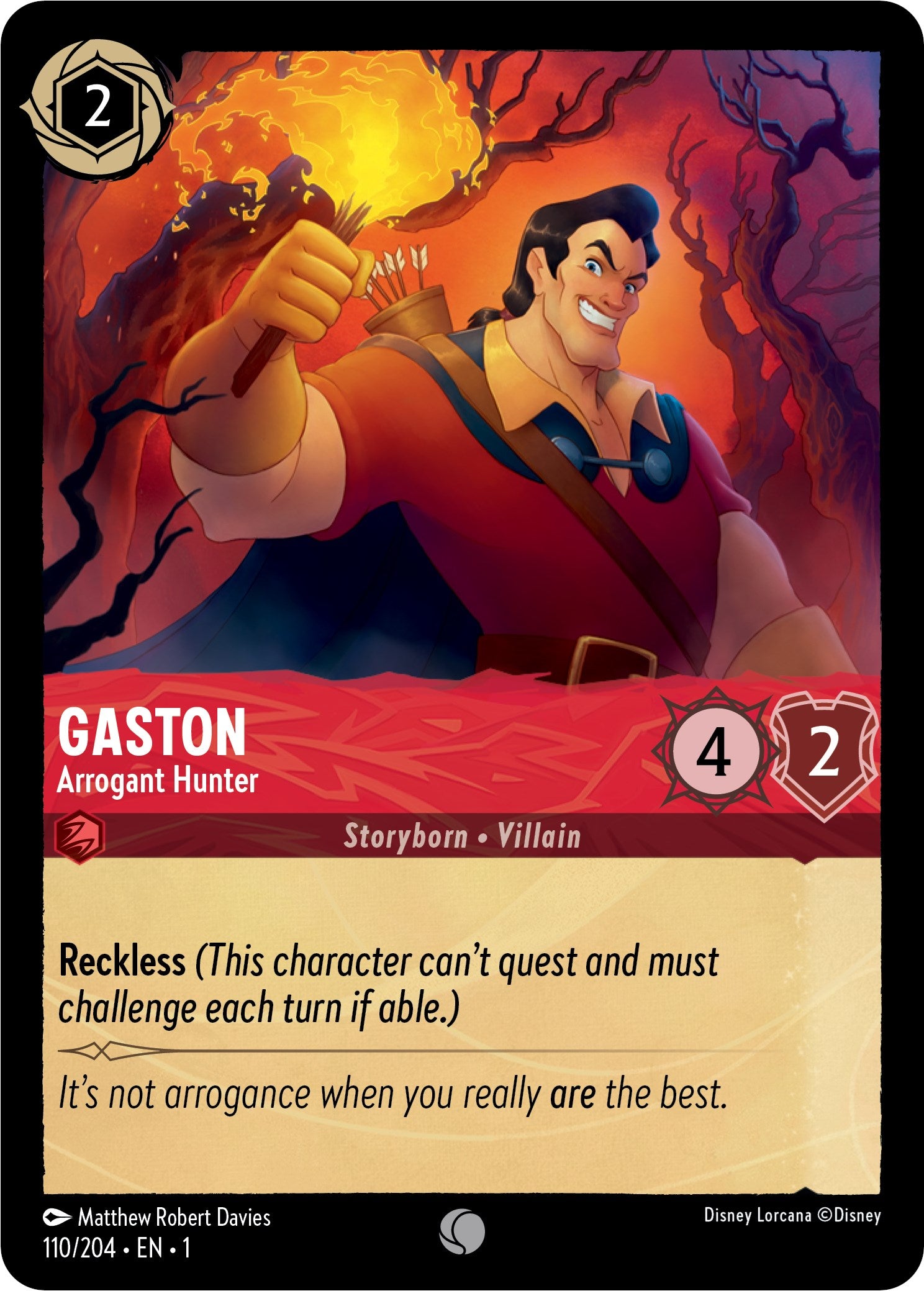 Gaston - Arrogant Hunter (110/204) [The First Chapter] | The CG Realm