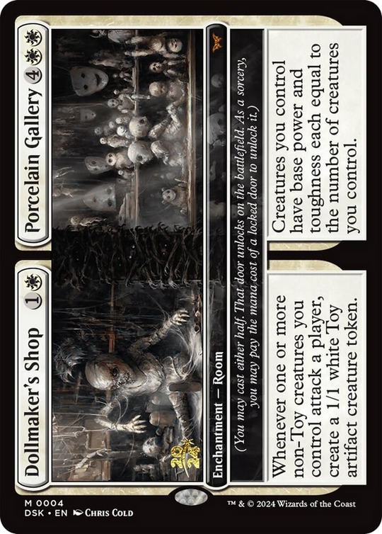 Dollmaker's Shop // Porcelain Gallery (PRE-004) - Duskmourn: House of Horror Promos Foil