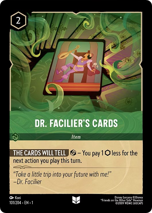 Dr. Facilier's Cards (101/204) [The First Chapter] | The CG Realm