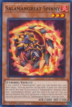 Salamangreat Spinny (LD10-EN009) - Legendary Duelists: Soulburning Volcano 1st Edition