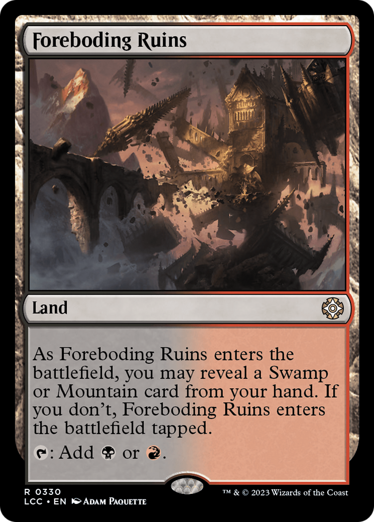 Foreboding Ruins [The Lost Caverns of Ixalan Commander] | The CG Realm