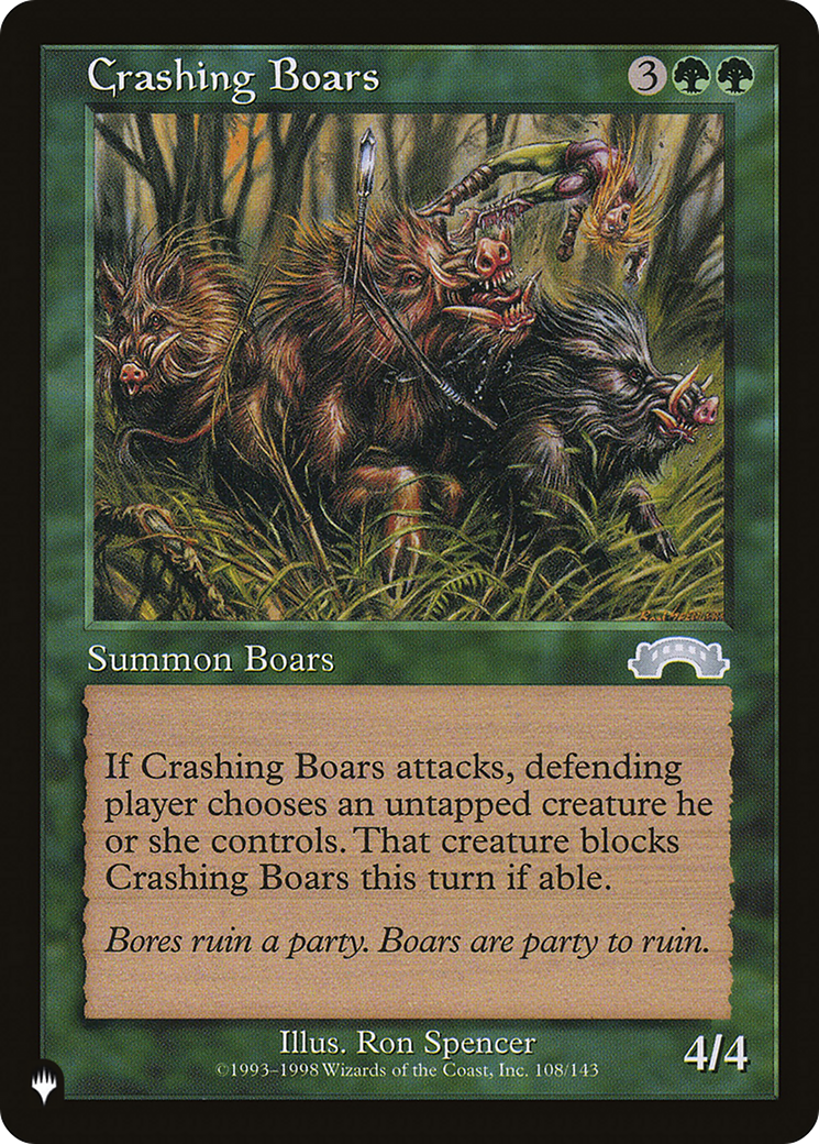 Crashing Boars [The List] | The CG Realm