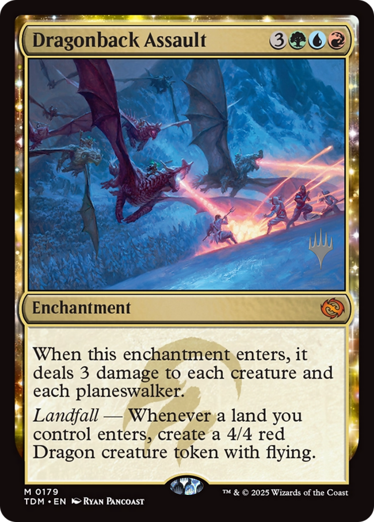 Dragonback Assault (PPTDM-179) - Promo Pack: Tarkir: Dragonstorm