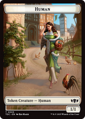 Human // Rat Double-Sided Token [Tarkir: Dragonstorm Commander Tokens] | The CG Realm