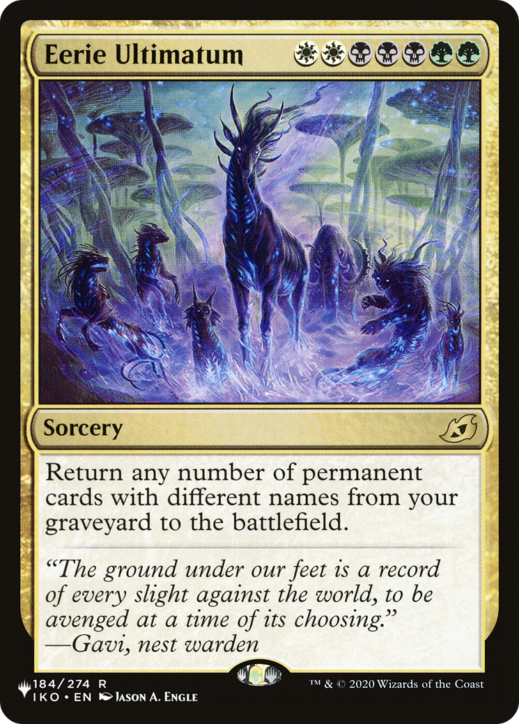 Eerie Ultimatum (LIST-184/274) - The List Reprints