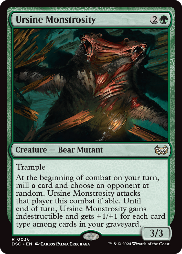 Ursine Monstrosity [Duskmourn: House of Horror Commander] | The CG Realm