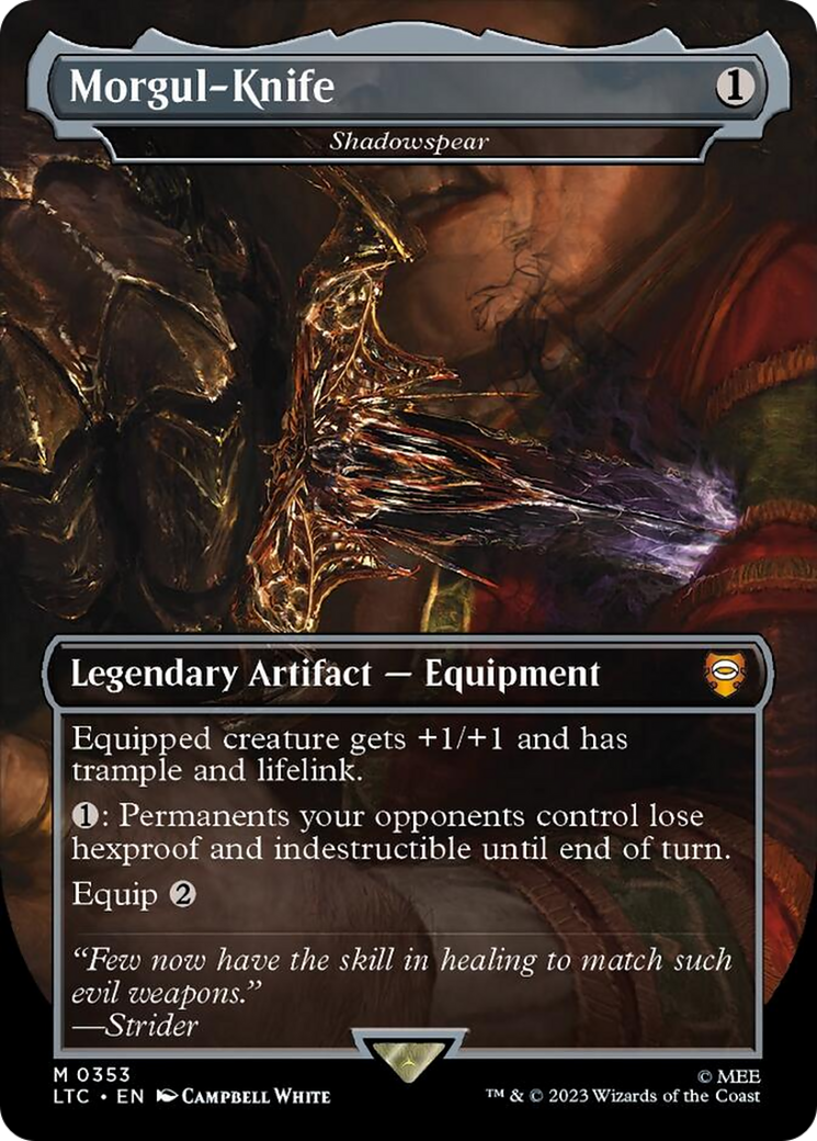Morgul-Knife - Shadowspear [The Lord of the Rings: Tales of Middle-Earth Commander] | The CG Realm