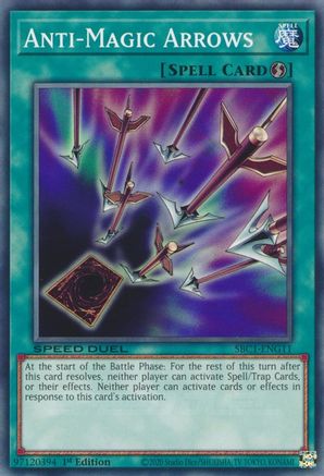 Anti-Magic Arrows (SBC1-ENG11) - Speed Duel: Streets of Battle City 1st Edition
