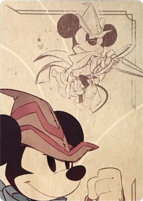 Mickey Mouse - Brave Little Tailor Puzzle Insert (Top Right) [The First Chapter] | The CG Realm