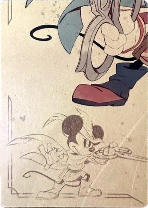 Mickey Mouse - Brave Little Tailor Puzzle Insert (Bottom Left) [The First Chapter] | The CG Realm