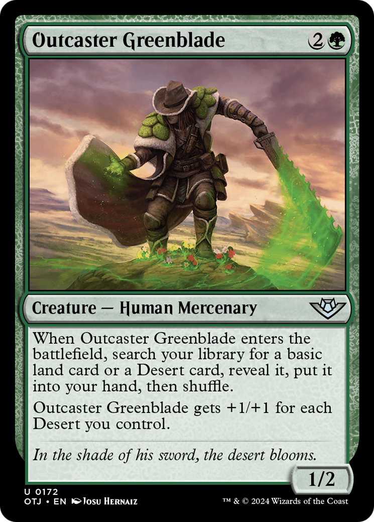 Outcaster Greenblade [Outlaws of Thunder Junction] | The CG Realm