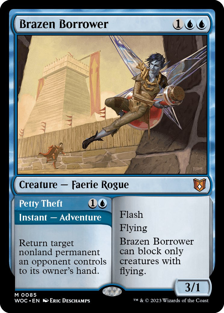 Brazen Borrower // Petty Theft [Wilds of Eldraine Commander] | The CG Realm