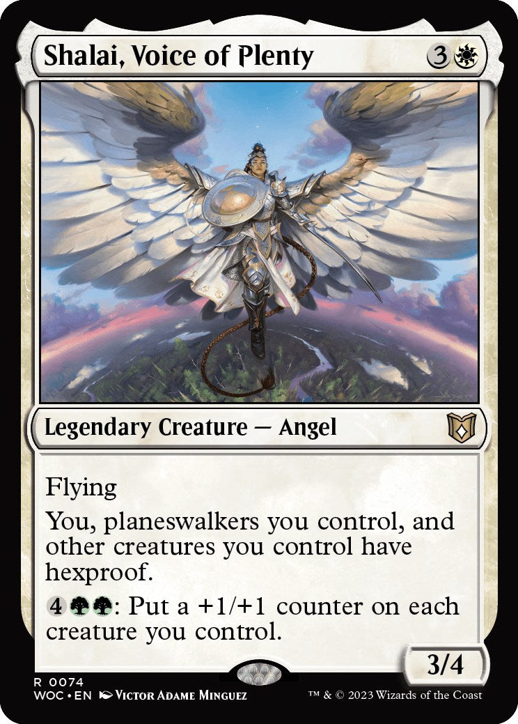 Shalai, Voice of Plenty [Wilds of Eldraine Commander] | The CG Realm