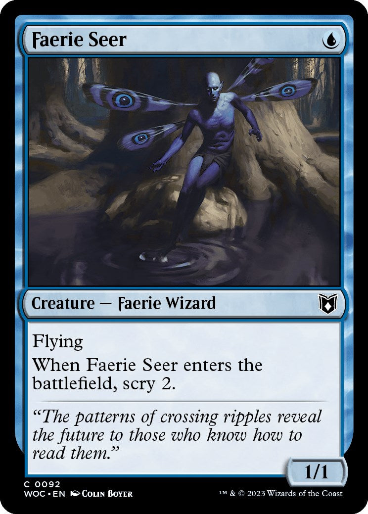 Faerie Seer [Wilds of Eldraine Commander] | The CG Realm
