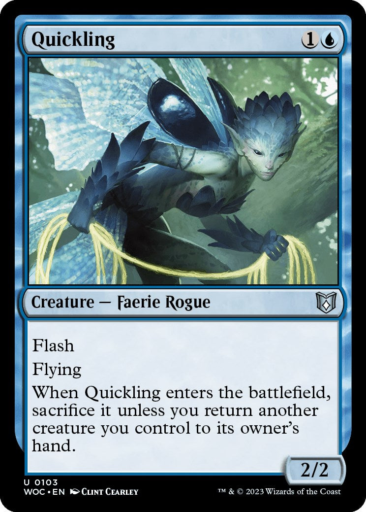 Quickling [Wilds of Eldraine Commander] | The CG Realm