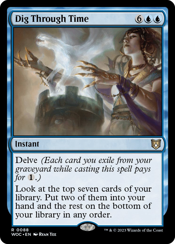 Dig Through Time [Wilds of Eldraine Commander] | The CG Realm