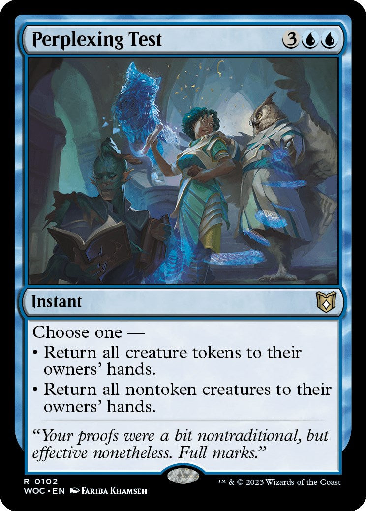 Perplexing Test [Wilds of Eldraine Commander] | The CG Realm