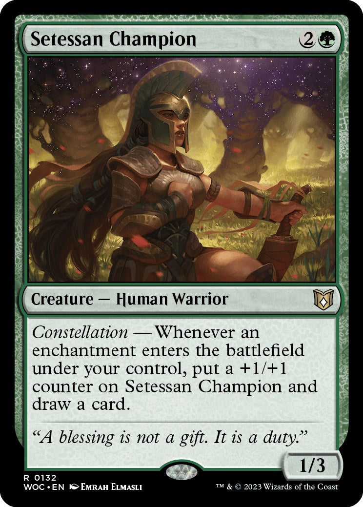 Setessan Champion [Wilds of Eldraine Commander] | The CG Realm
