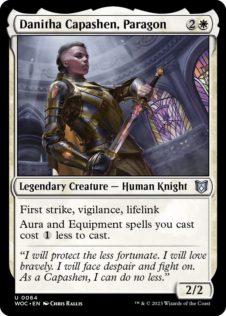 Danitha Capashen, Paragon [Wilds of Eldraine Commander] | The CG Realm