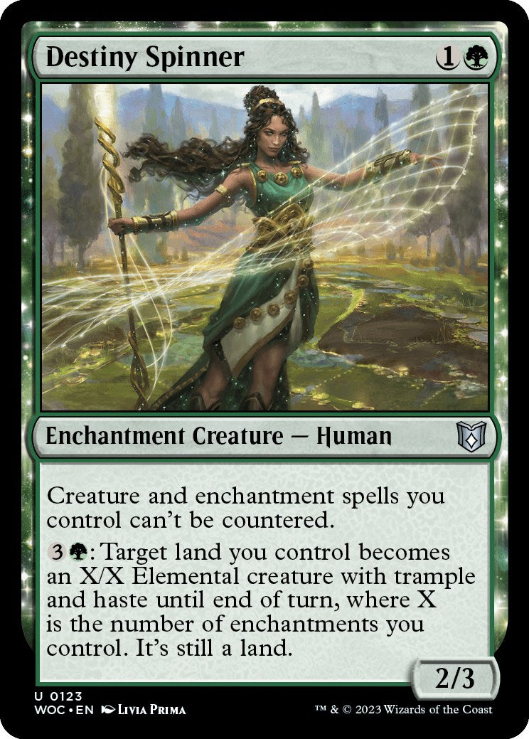 Destiny Spinner [Wilds of Eldraine Commander] | The CG Realm
