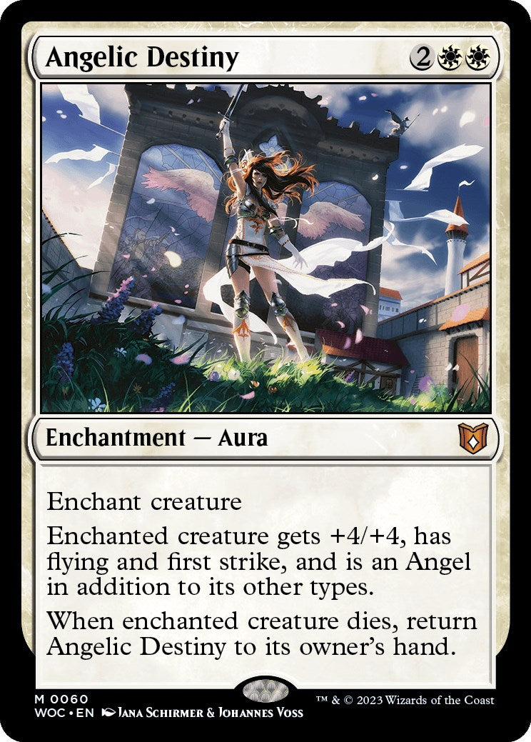 Angelic Destiny [Wilds of Eldraine Commander] | The CG Realm