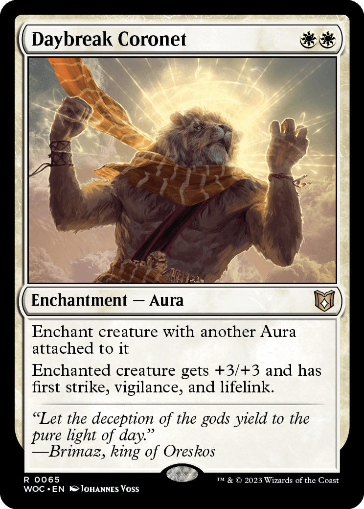 Daybreak Coronet [Wilds of Eldraine Commander] | The CG Realm