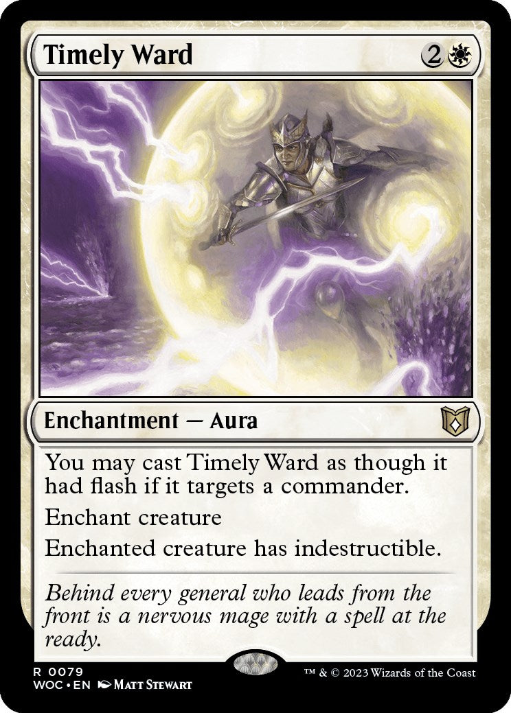 Timely Ward [Wilds of Eldraine Commander] | The CG Realm