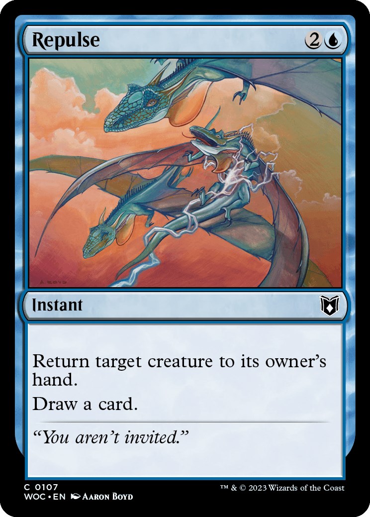 Repulse [Wilds of Eldraine Commander] | The CG Realm