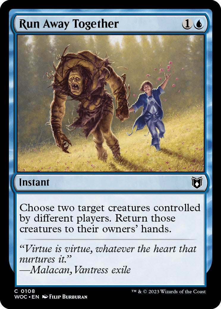 Run Away Together [Wilds of Eldraine Commander] | The CG Realm