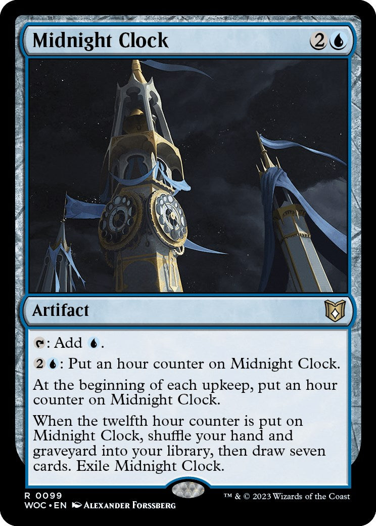 Midnight Clock [Wilds of Eldraine Commander] | The CG Realm