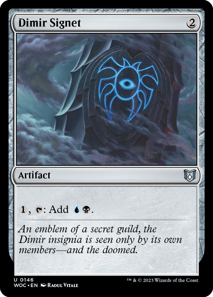 Dimir Signet [Wilds of Eldraine Commander] | The CG Realm