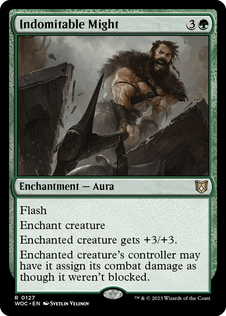 Indomitable Might [Wilds of Eldraine Commander] | The CG Realm
