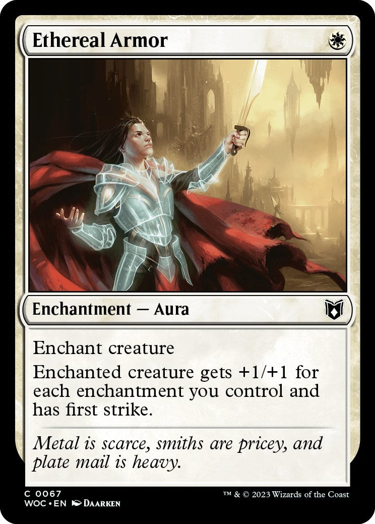 Ethereal Armor [Wilds of Eldraine Commander] | The CG Realm
