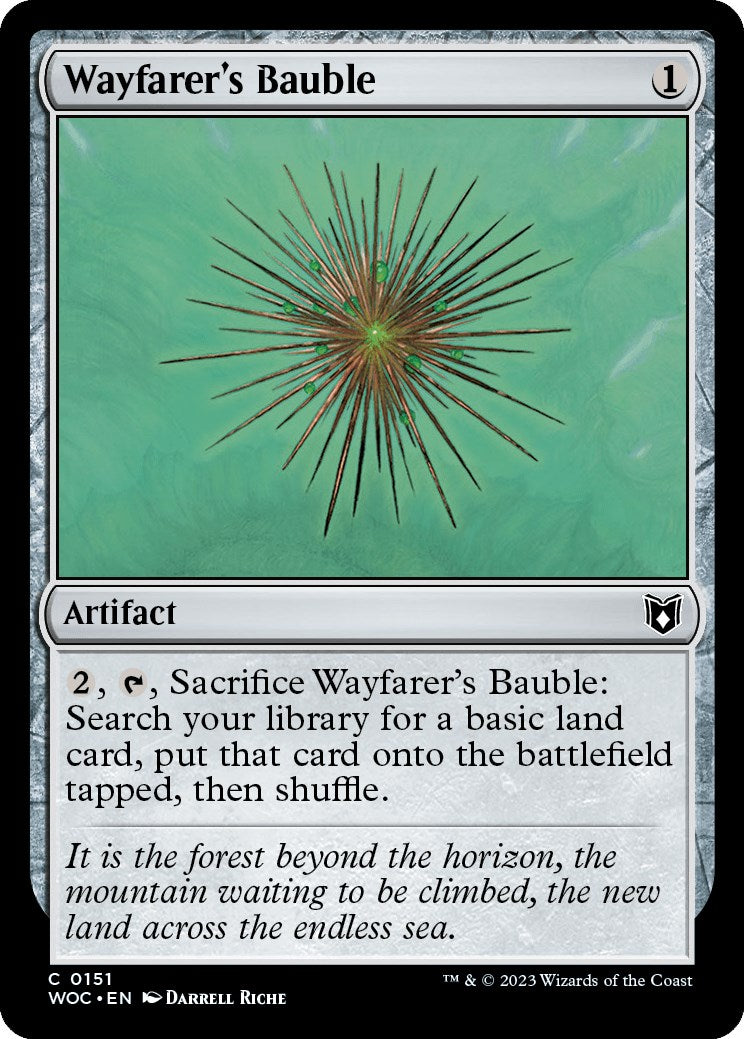 Wayfarer's Bauble [Wilds of Eldraine Commander] | The CG Realm