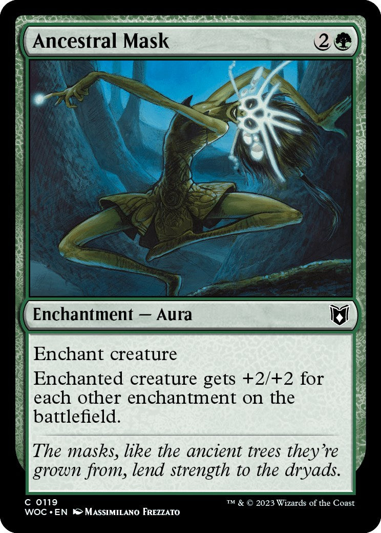 Ancestral Mask [Wilds of Eldraine Commander] | The CG Realm