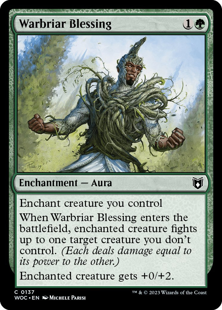 Warbriar Blessing [Wilds of Eldraine Commander] | The CG Realm