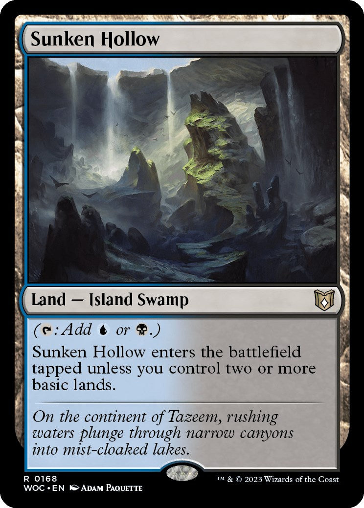 Sunken Hollow [Wilds of Eldraine Commander] | The CG Realm