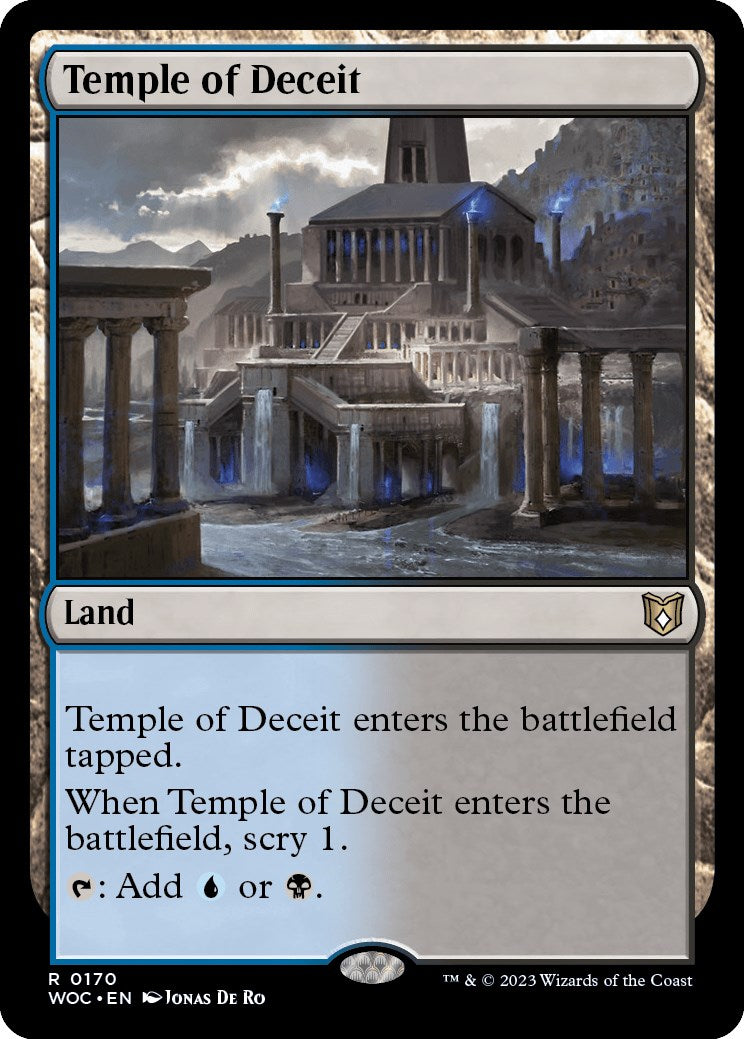 Temple of Deceit [Wilds of Eldraine Commander] | The CG Realm