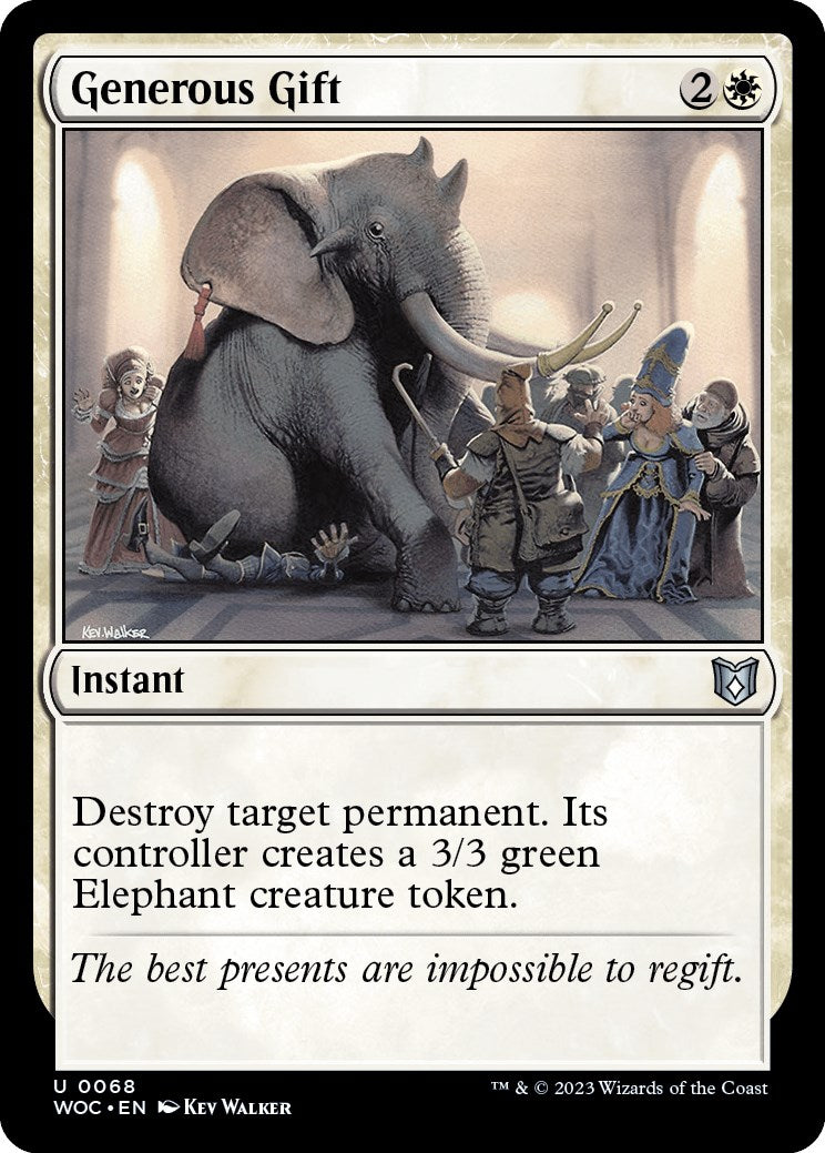 Generous Gift [Wilds of Eldraine Commander] | The CG Realm
