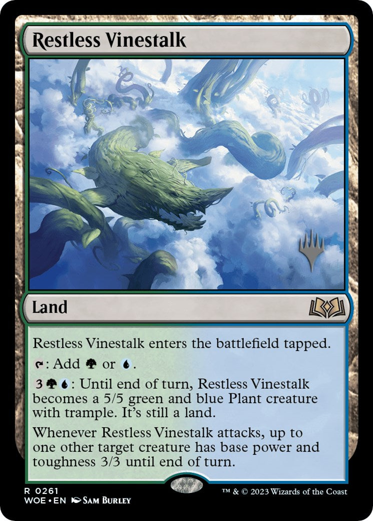 Restless Vinestalk (Promo Pack) [Wilds of Eldraine Promos] | The CG Realm